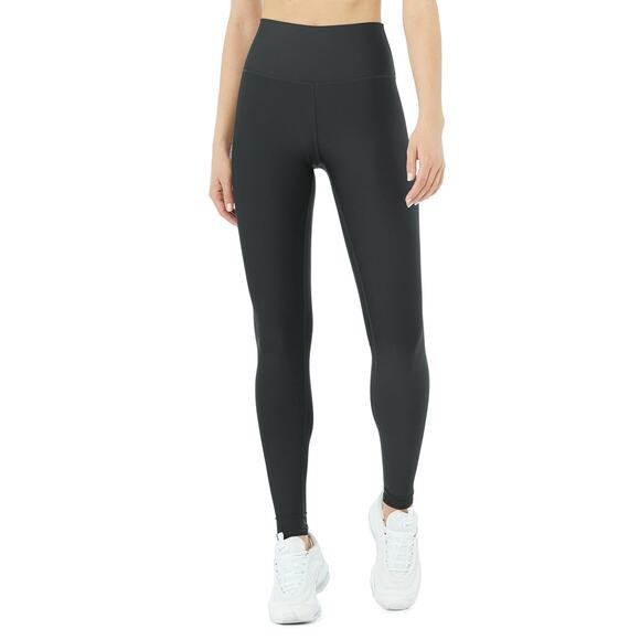Alo Yoga High-Waist Black Polyester Airlift Legging Size S - Picture 1 of 4